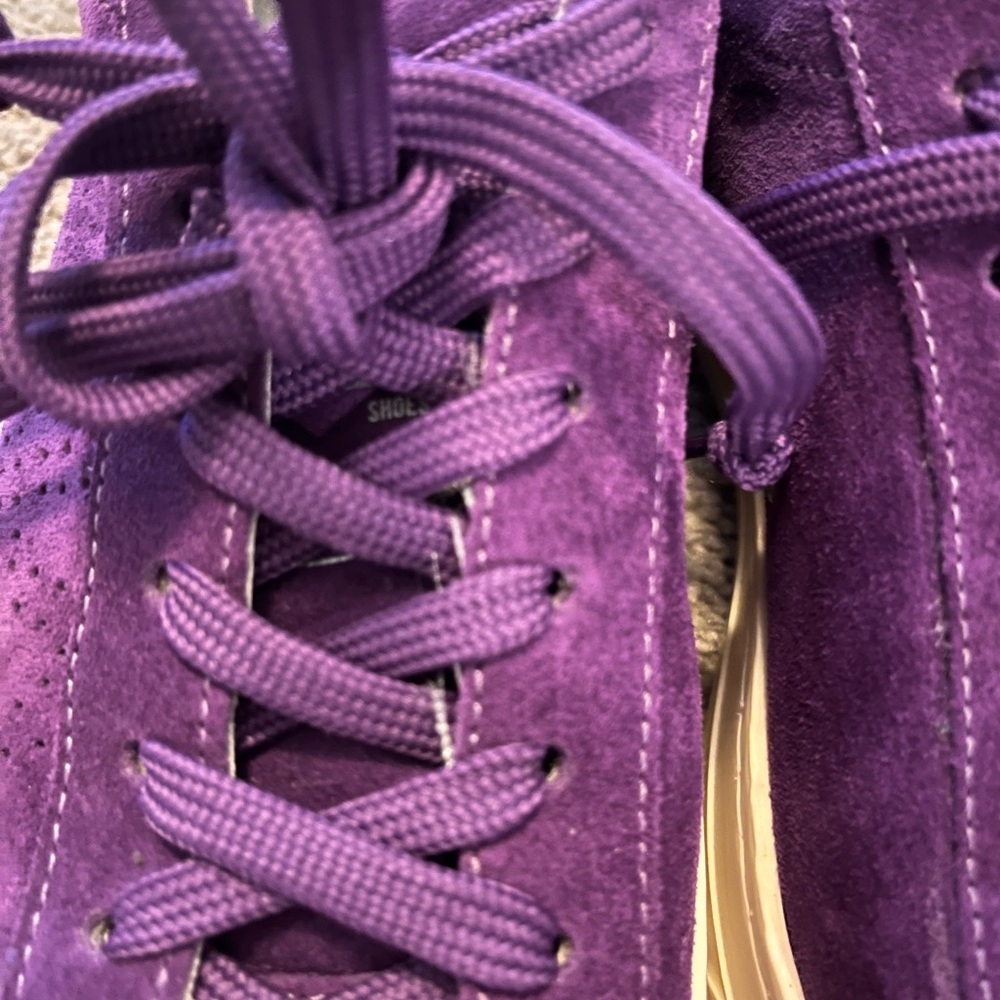 🆕 P448 Jack Suede size 6 1/2 Women's Purple Suede Sneakers - Picture 4 of 10